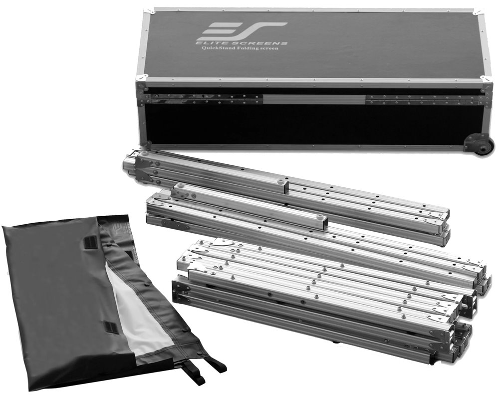 ELITE SCREENS plátno mobilní stativ 100" (254cm)/ 16:9/ 124,5×221cm/ gain 1.1/ CineWhite