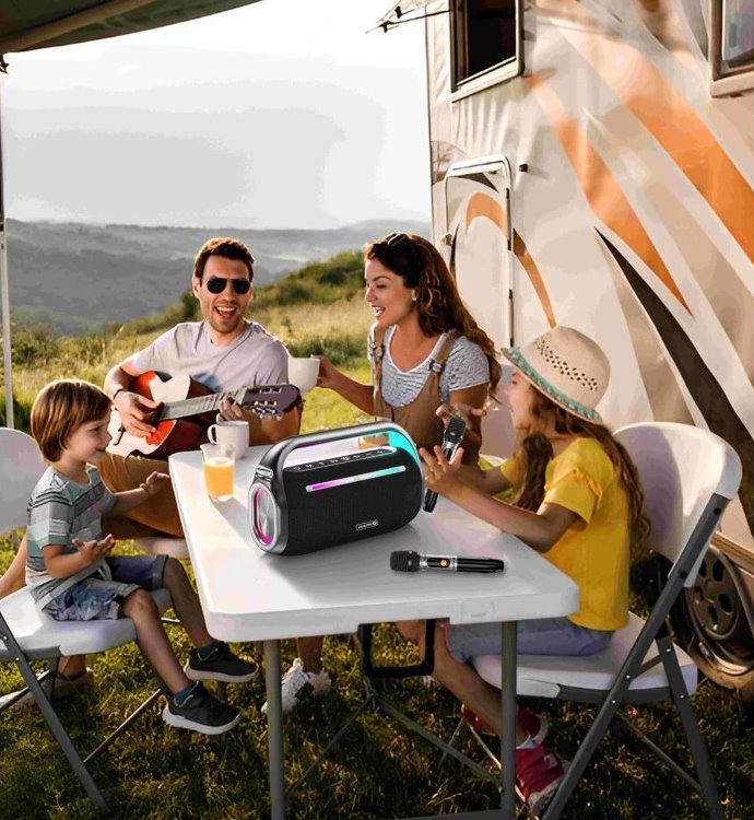 Swissten bluetooth reproduktor harmony 80w černý