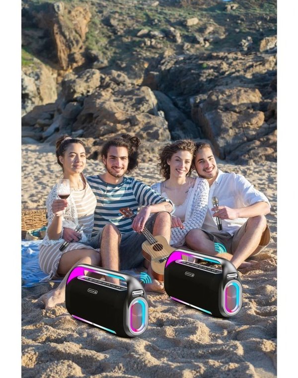 Swissten bluetooth reproduktor harmony 200w černý