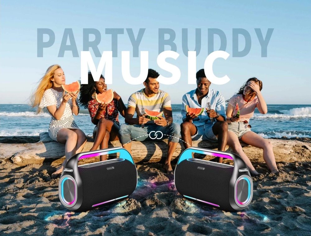 Swissten bluetooth reproduktor harmony 300w černý