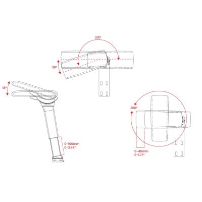 AROZZI Infinity Armrest/ ergonomické náhradní područky pro herní a kancelářské židle