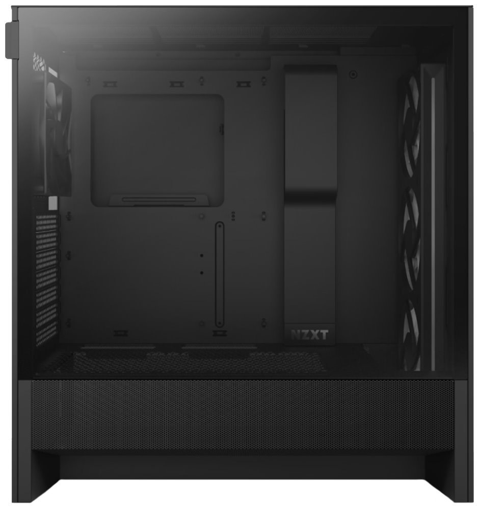 NZXT skříň H5 Flow RGB edition / 1x360 mm RGB core fan / 1x120mm / USB 3.0 / USB-C 3.1 / průhledná bočnice / mesh /černá