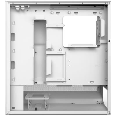 NZXT skříň H5 Flow RGB edition / 1x360 mm RGB core fan / 1x120mm / USB 3.0 / USB-C 3.1 / průhledná bočnice / mesh /bílá