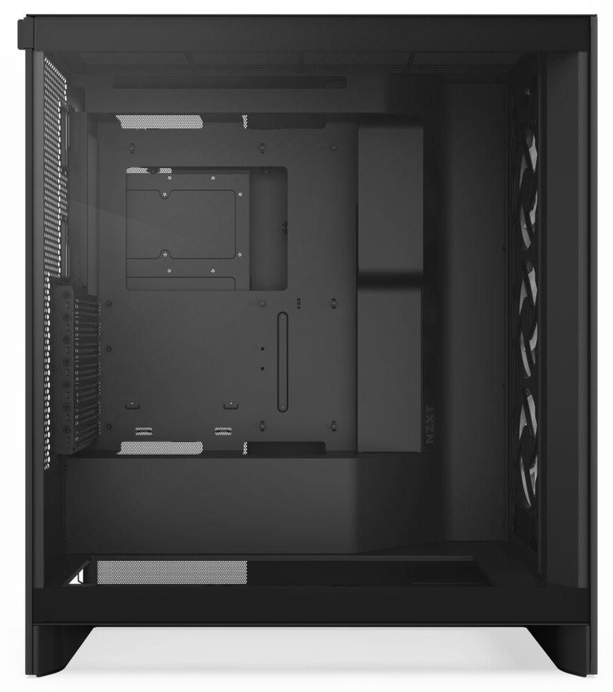 NZXT skříň H7 Flow RGB edition / ATX / 1x360mm RGB core fan/ USB-C / 2x USB / proskl. bočnice / mesh panel / RGB / černá