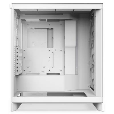 NZXT skříň H7 Flow edition / ATX / 3x 120 mm fan / USB-C / 2x USB / prosklená bočnice / mesh panel / bílá
