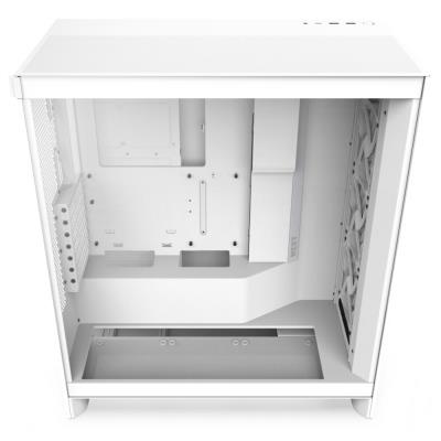 NZXT skříň H7 Flow edition / ATX / 3x 120 mm fan / USB-C / 2x USB / prosklená bočnice / mesh panel / bílá