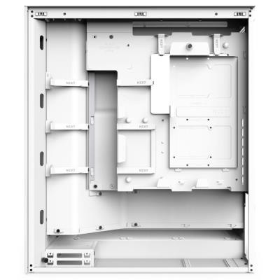 NZXT skříň H7 Flow edition / ATX / 3x 120 mm fan / USB-C / 2x USB / prosklená bočnice / mesh panel / bílá