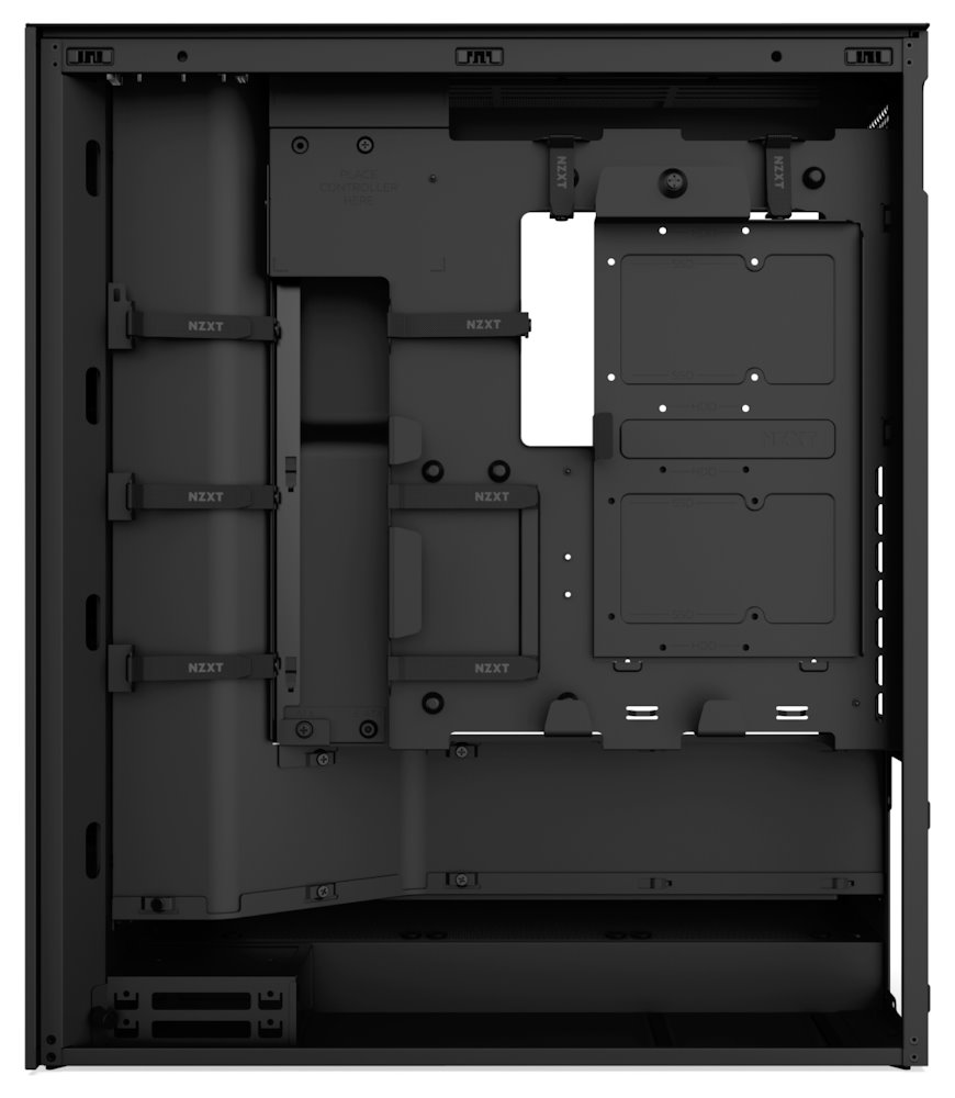 NZXT skříň H7 Flow edition / ATX / 3x 120 mm fan / USB-C / 2x USB / prosklená bočnice / mesh panel / černá