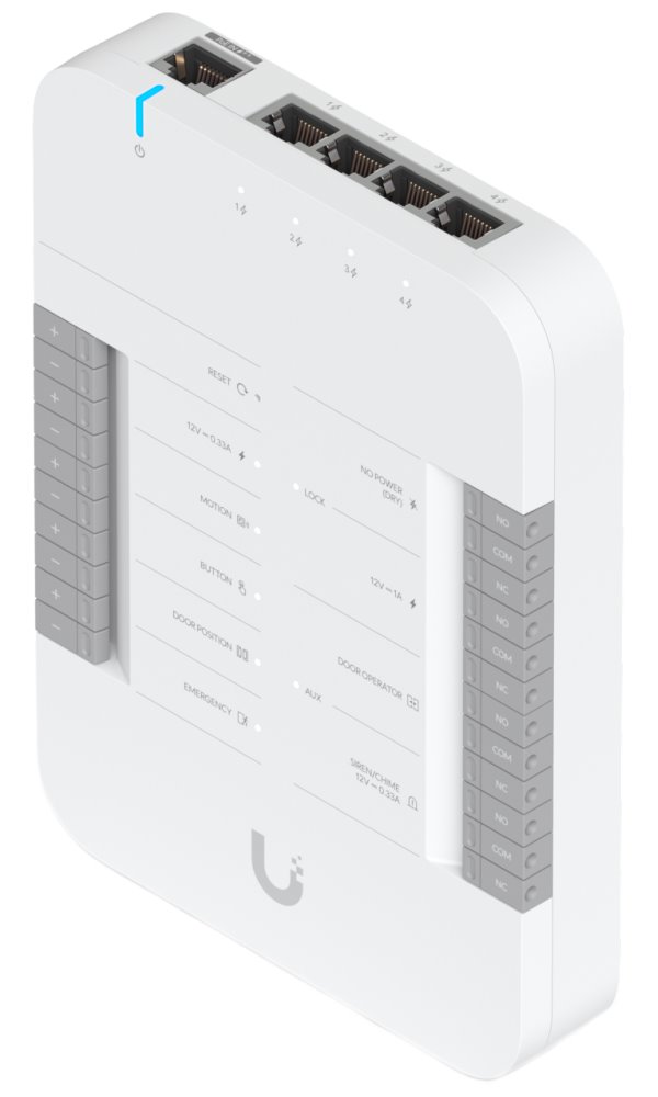 Ubiquiti UniFi Access Door Hub - Rozbočovač, 4x PoE Out, 1x PoE++ In