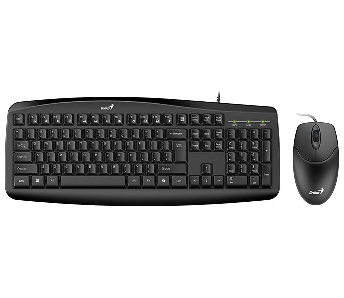 GENIUS Smart KM-200/ Drátový set/ Copilot/ USB/ černá/ CZ+SK layout