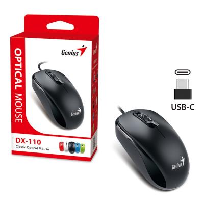 GENIUS DX-110/ drátová/ 1200 dpi/ USB-C/ černá