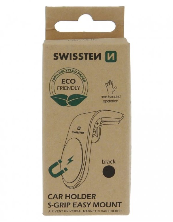 Swissten magnetický držák do ventilace autaeasy mount černý (eco balení)
