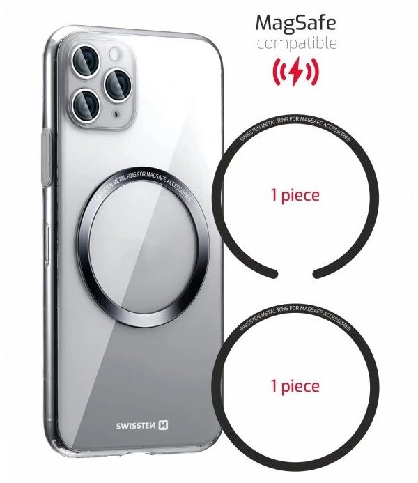 Swissten set kovových podložek (pro magsafe pouzdra)