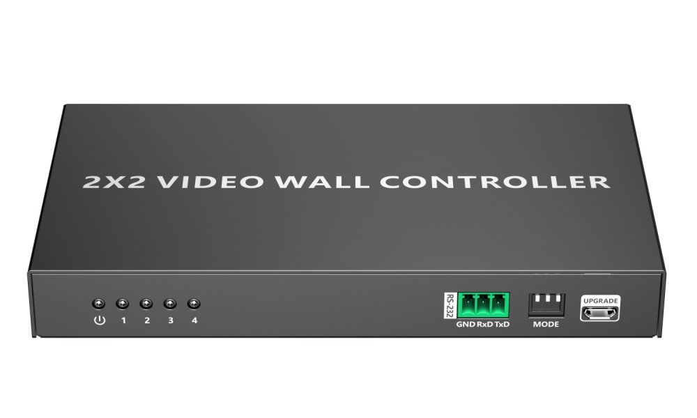 PremiumCord HDMI 1 vstup - 4 monitory, Video Wall controller, 8 zobrazovacích módů