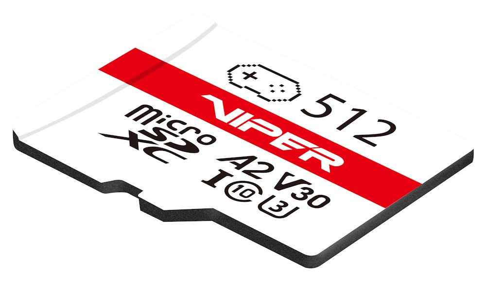 PATRIOT Viper 512GB Micro SDXC / UHS-I / U3 / A2 / C10 / V30