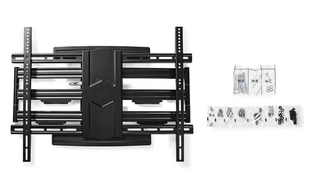 NEDIS nástěnný TV držák/ 43 - 100"/ nosnost 70 kg/ polohovatelný/ ocel/ černý
