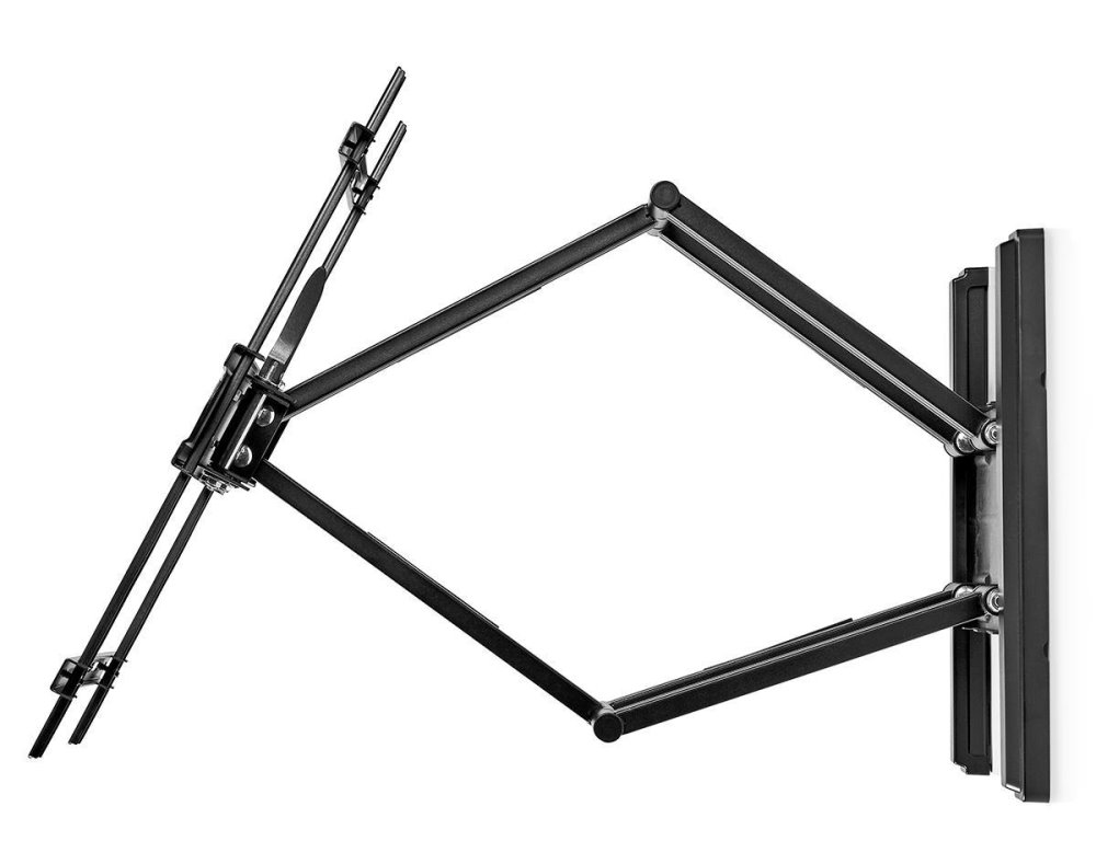 NEDIS nástěnný TV držák/ 37 - 80"/ nosnost 70 kg/ polohovatelný/ ocel/ černý