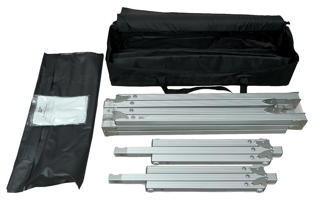 ELITE SCREENS plátno mobilní outdoor stativ zadní projekce 135" (342,9cm)/ 16:9/ 168,1×299cm/ gain 1.1/ WraithVeil