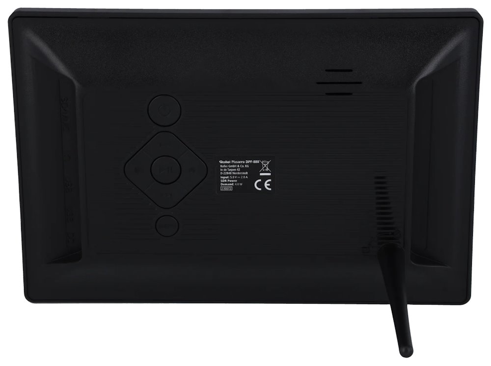 Rollei fotorámeček Degas DPF-880/ úhlopříčka 8"/ Černý