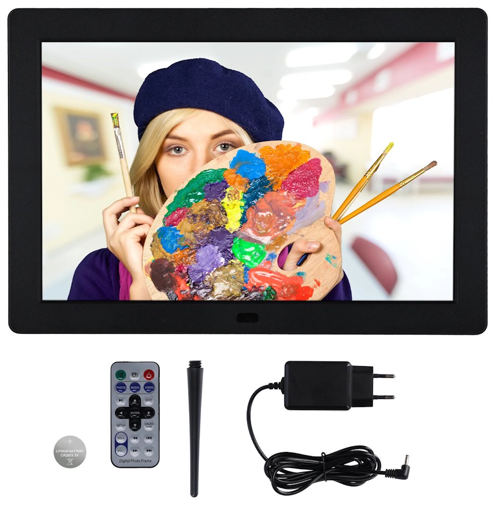 Rollei fotorámeček Degas DPF-880/ úhlopříčka 8"/ Černý