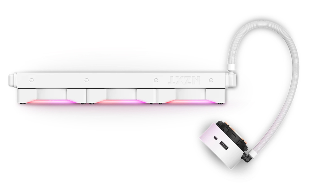 POUŽITÉ - NZXT vodní chladič Kraken Z73 RGB /3x120mm fan/ LGA2066/2011(-3)/1366/1156/1155/1151/1150/AM4/ 2,36"LCD disp....