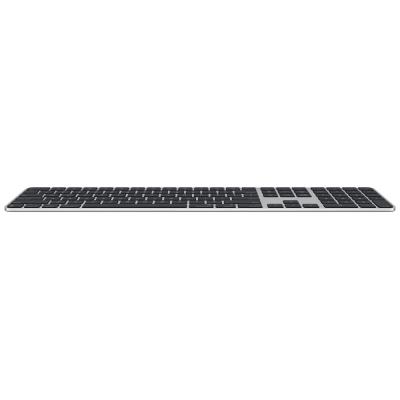 Apple Magic Keyboard s Touch ID (2024) / s Numerickou klávesnicí / Černé klávesy / USB-C / bezdrátová / CZ Layout
