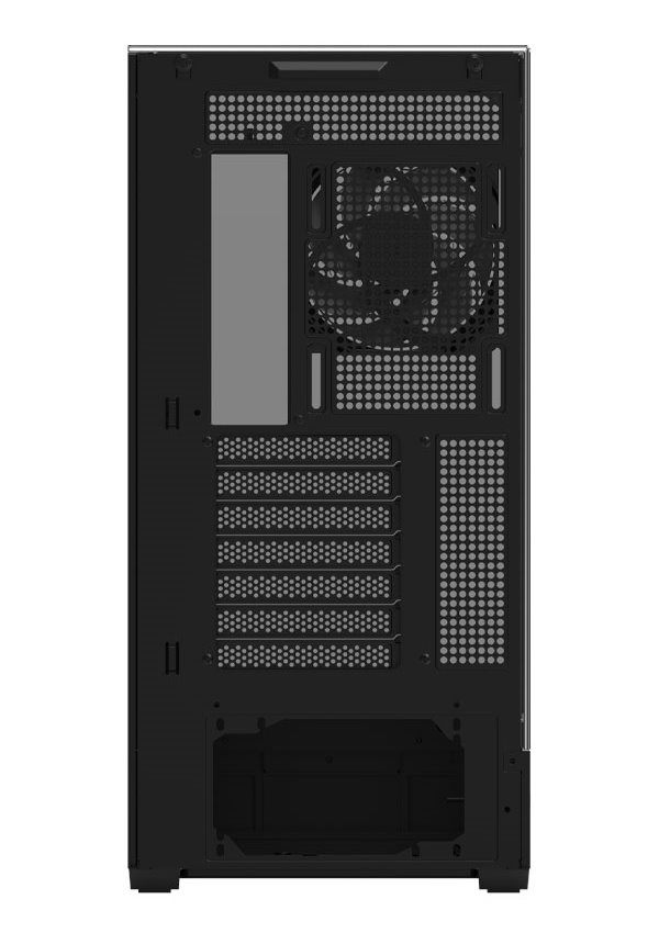 Zalman skříň P40 Prism / miniIT / 120mm ARGB fan / 2xUSB 3.0 / USB-C / panoramatická / černá