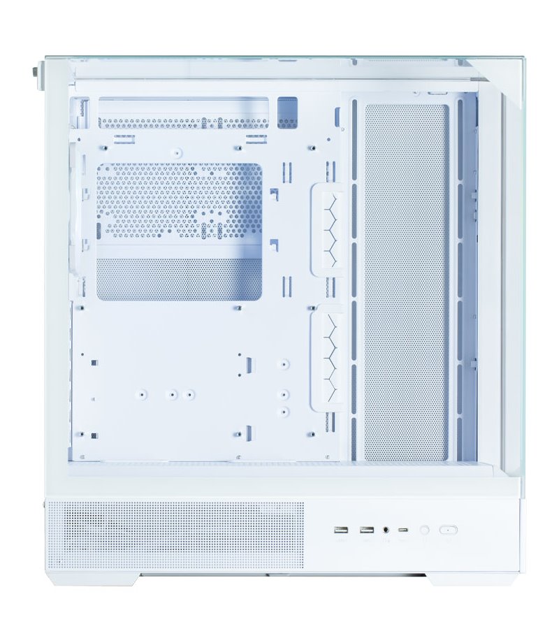 Zalman skříň P40 Prism / miniIT / 120mm ARGB fan / 2xUSB 3.0 / USB-C / panoramatická / bílá