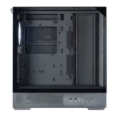 Zalman skříň P40 Prism / miniIT / 120mm ARGB fan / 2xUSB 3.0 / USB-C / panoramatická / černá