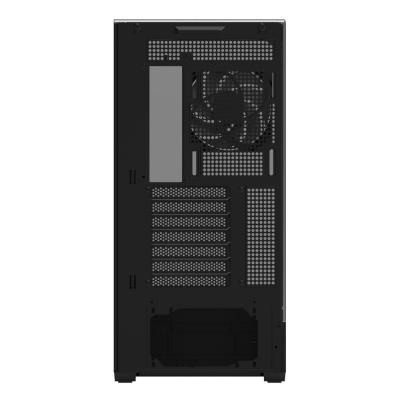 Zalman skříň P40 Prism / miniIT / 120mm ARGB fan / 2xUSB 3.0 / USB-C / panoramatická / černá