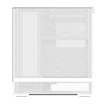Zalman skříň P40 Prism / miniIT / 120mm ARGB fan / 2xUSB 3.0 / USB-C / panoramatická / bílá
