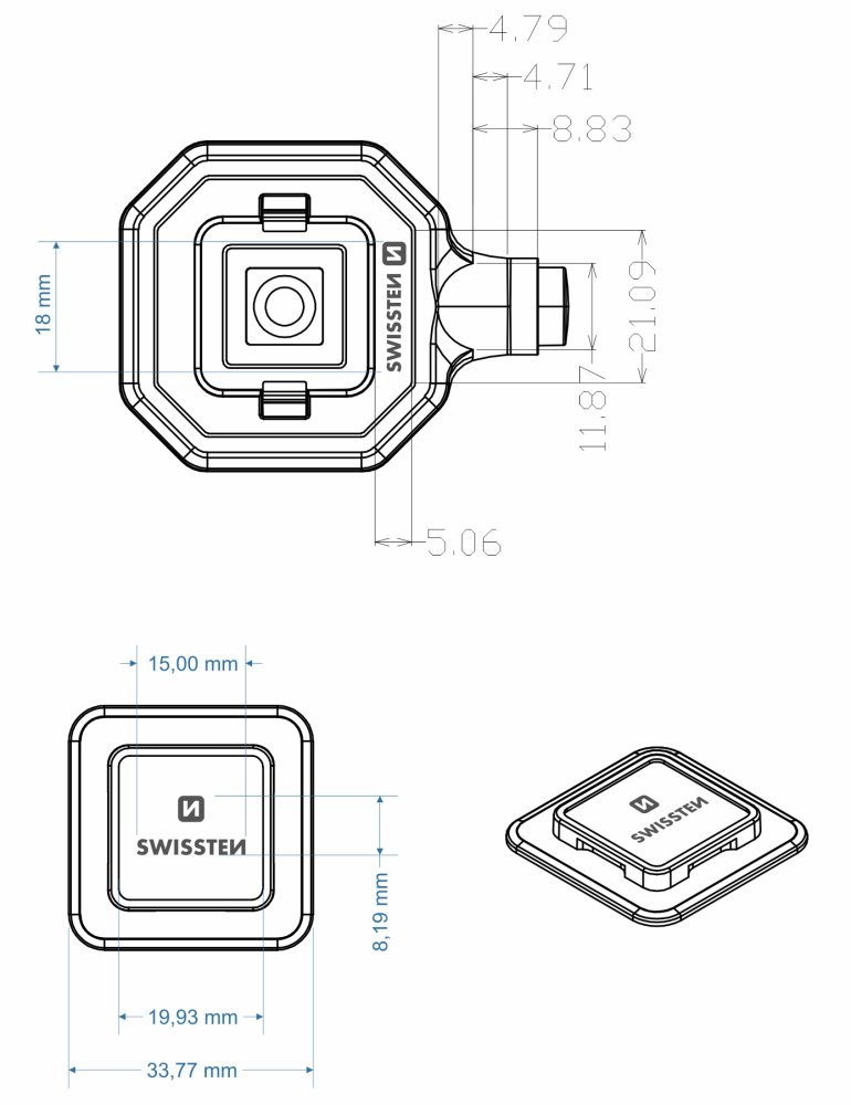 Swissten easy lock bike