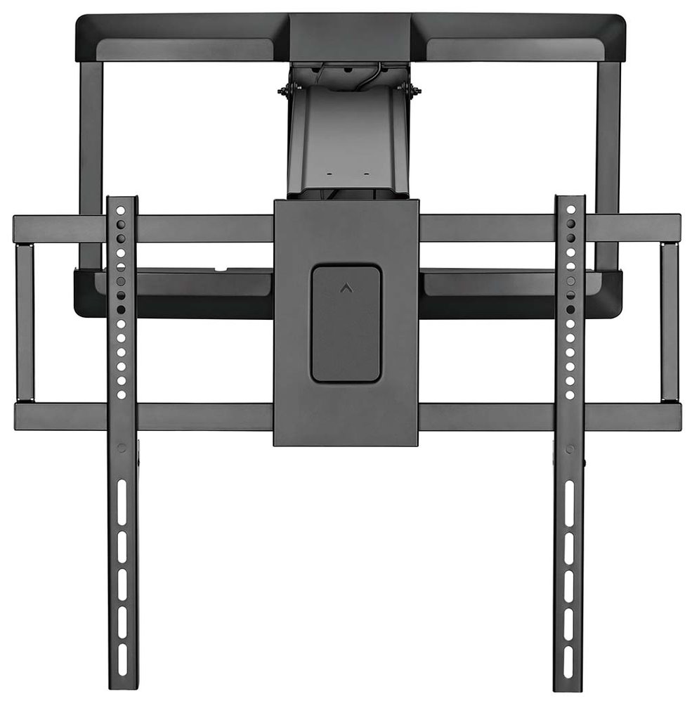NEDIS nástěnný TV držák/ 37 - 75"/ nosnost 35 kg/ motorizovaný/ otočný/ vdálenost od stěny 48,5 cm/ DO/ ocel/ černý