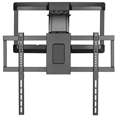 NEDIS nástěnný TV držák/ 37 - 75"/ nosnost 35 kg/ motorizovaný/ otočný/ vdálenost od stěny 48,5 cm/ DO/ ocel/ černý