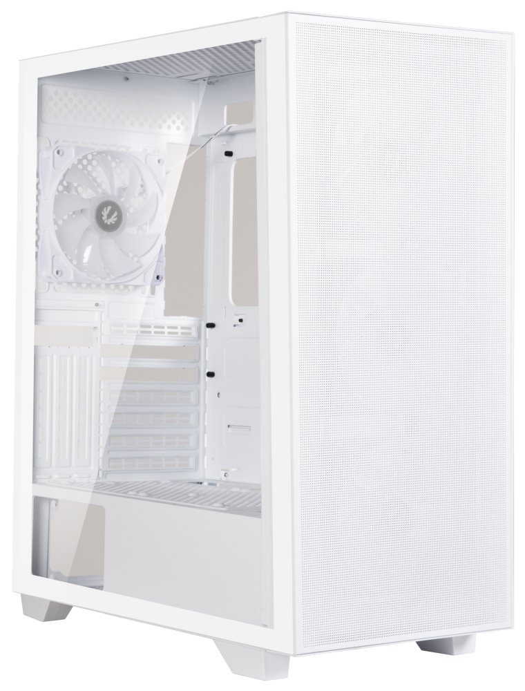 POŠKOZENÝ OBAL - BitFenix skříň Flow FRGB/ ATX / 4x120mm FRGB fan / 2xUSB 3.0  / tvrzené sklo / bílá