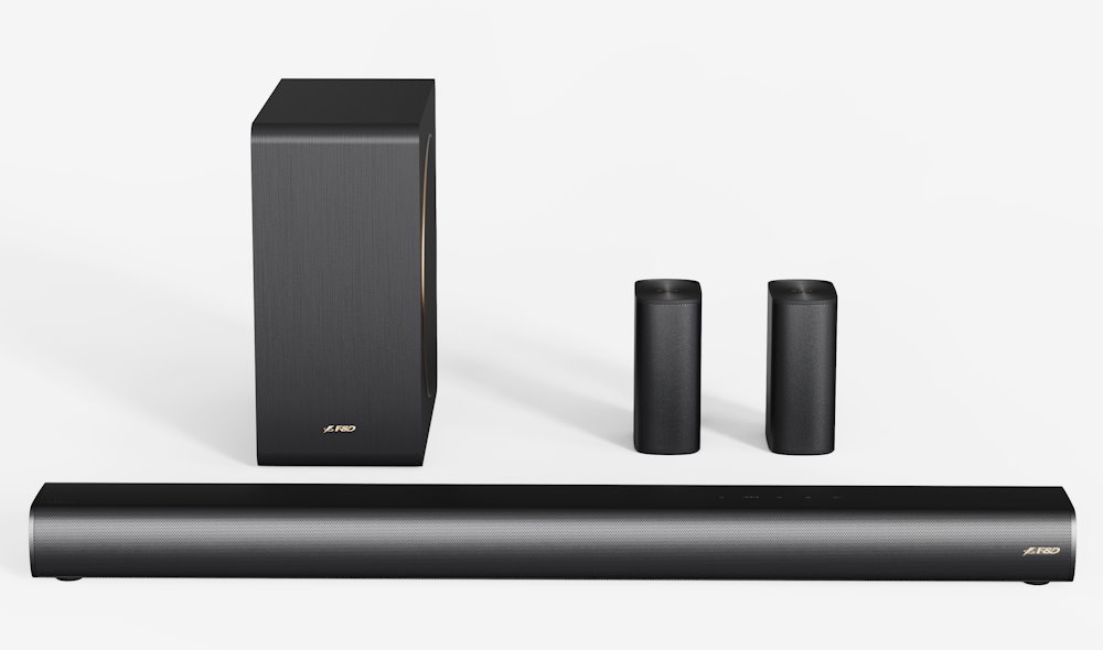 FENDA F&D repro HT-500DA/ Dolby Atmos HT/ 190W/ BT5.3/HDMI(ARC)/AUX/optický/koaxiální/USB vstup/ dálkové ovládání