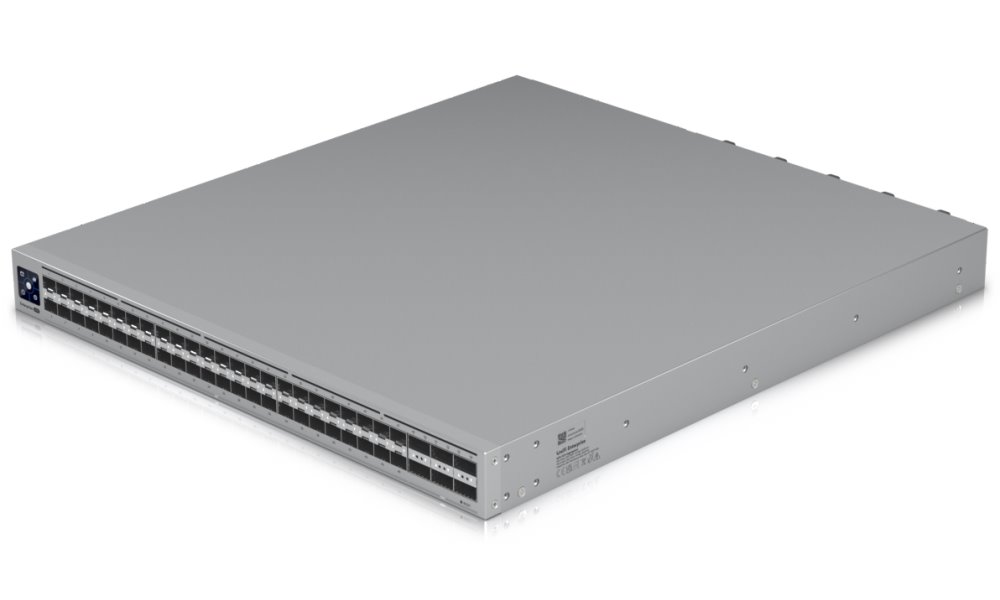 Ubiquiti Enterprise Campus Aggregation - L3 switch, 48x SFP28, 6x QSFP28, MC-LAG, Etherlighting, 2x hot-swap PSU
