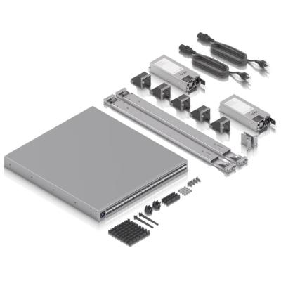 Ubiquiti Enterprise Campus Aggregation - L3 switch, 48x SFP28, 6x QSFP28, MC-LAG, Etherlighting, 2x hot-swap PSU