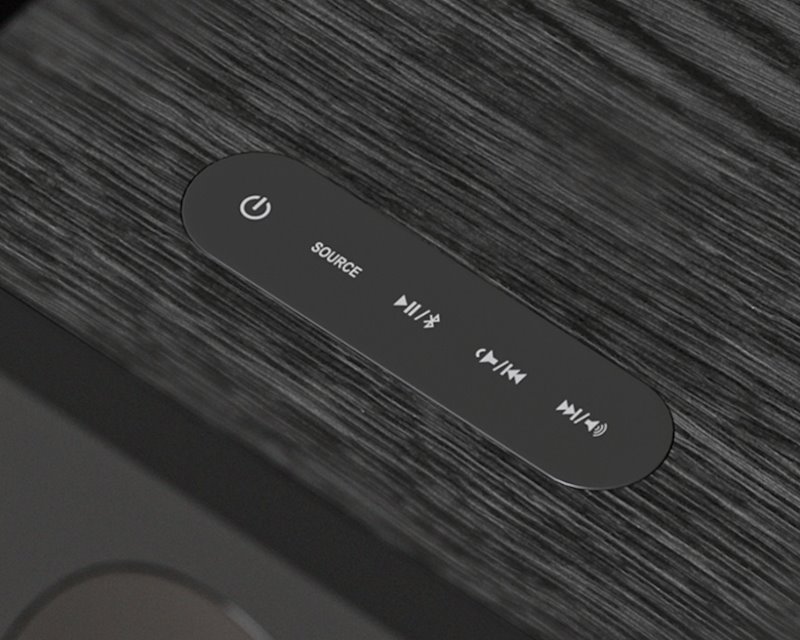 FENDA F&D repro T-60X Pro/ 2.0/ 120W/ černé/ dřevěné/ BT5.3/ NFC/ USB/ optický vstup/ dálkové ovládání/Karaoke