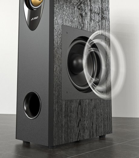 FENDA F&D repro T-60X Pro/ 2.0/ 120W/ černé/ dřevěné/ BT5.3/ NFC/ USB/ optický vstup/ dálkové ovládání/Karaoke