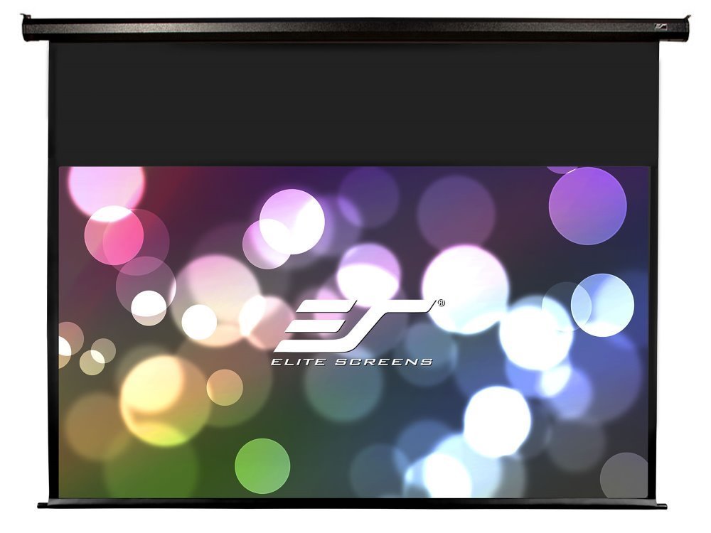 ELITE SCREENS plátno elektrické motorové 100" (254cm)/ 16:9/ 124,5×221,5cm/ MaxWhite/ gain 1.1/ 24" drop/ case černý