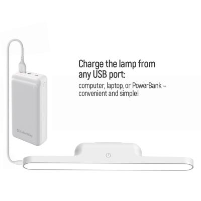 Colorway multifunkční LED lampa / CW-DL11MMB-W/ Integrovaná baterie / Bílá