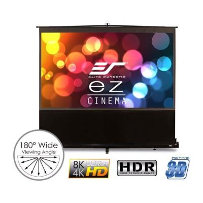 ELITE SCREENS plátno teleskopické od podlahy vzhůru 100" (254cm)/ 16:9/ 124,5×221,5cm/ gain 1.1/ case černý