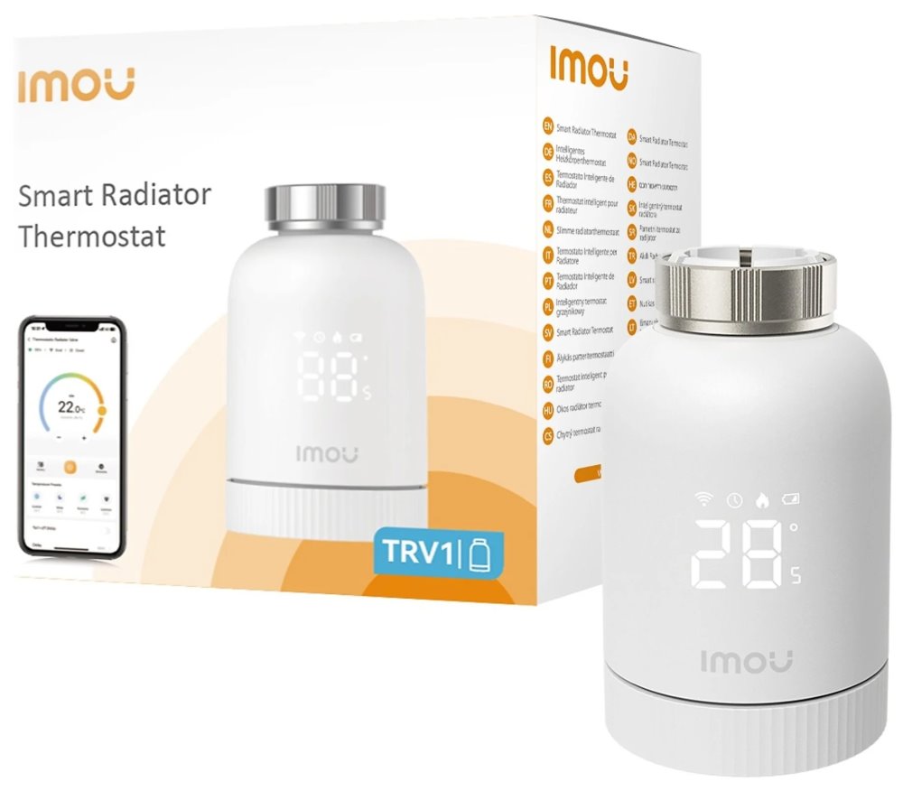 Imou by Dahua termostatická hlavice TRV1/ ZigBee 3.0/ bílý/ CZ app