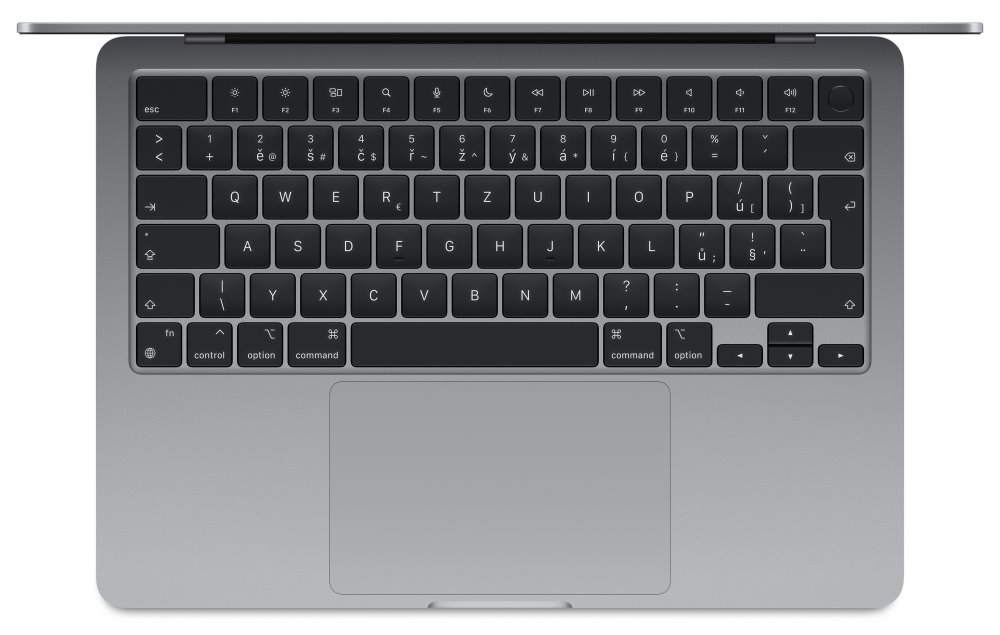 Apple MacBook Air 13'' / M3 / 8C CPU / 10C GPU / 16GB RAM / 512GB SSD / Vesmírně šedý