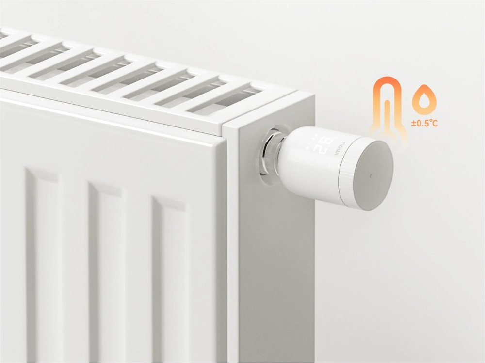 Imou by Dahua termostatická hlavice TRV1/ ZigBee 3.0/ bílý/ CZ app