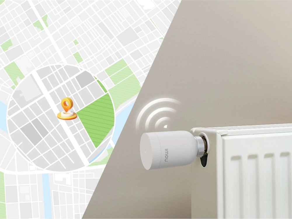 Imou by Dahua termostatická hlavice TRV1/ ZigBee 3.0/ bílý/ CZ app