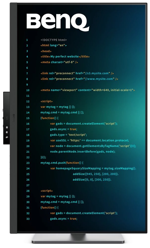 BENQ 32" IPS LED RD320U/ 3840x2160 / 2000:1/ 5ms/ 400 cdm/ HDMI/ DP/USB-C/Daisy chain/výškově nast./ černý