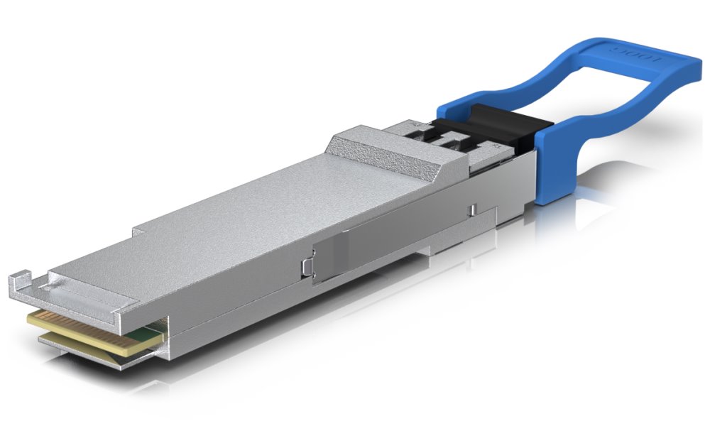 Ubiquiti 100G LR4 Single-Mode Optical Module - Single-mode optický modul QSFP28/QSFP+, 100 Gbit, 2x LC konektor, 10km