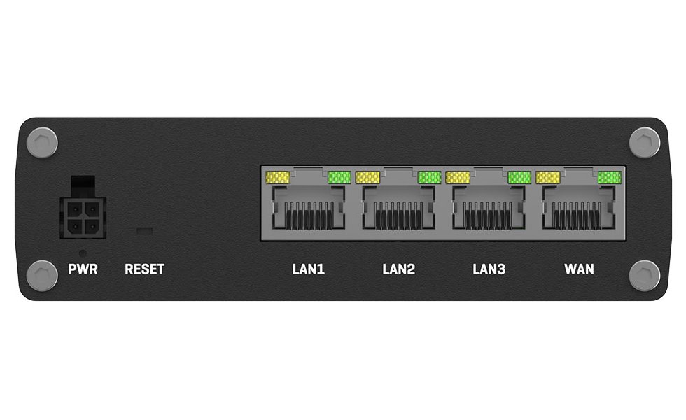 Teltonika RUTM08 průmyslový router, 3x Gbit LAN, 1x Gbit WAN